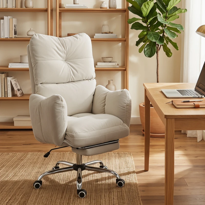 Scaun Ergonomic pentru Birou cu Tetieră Reglabilă - imagine 6